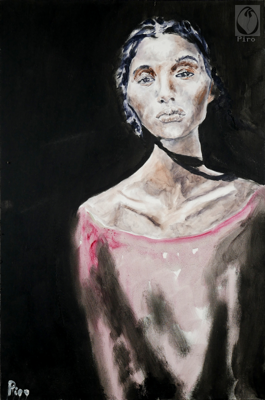 oil on canvas - olio su tela di Piro